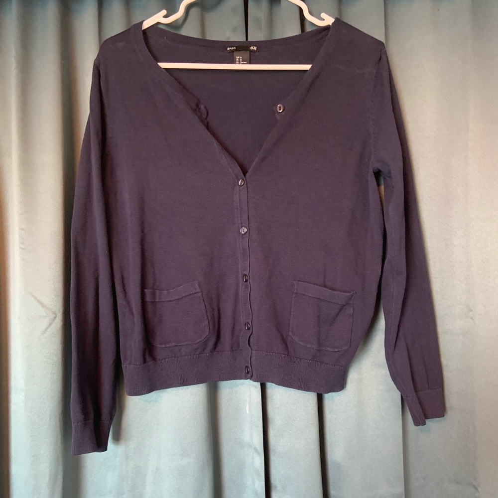 Navy Cardigan